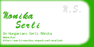 monika serli business card